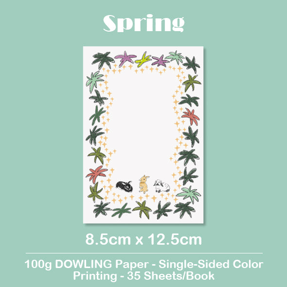 ZuiShao | Rabbit Meadow DOWLING Paper Notepad