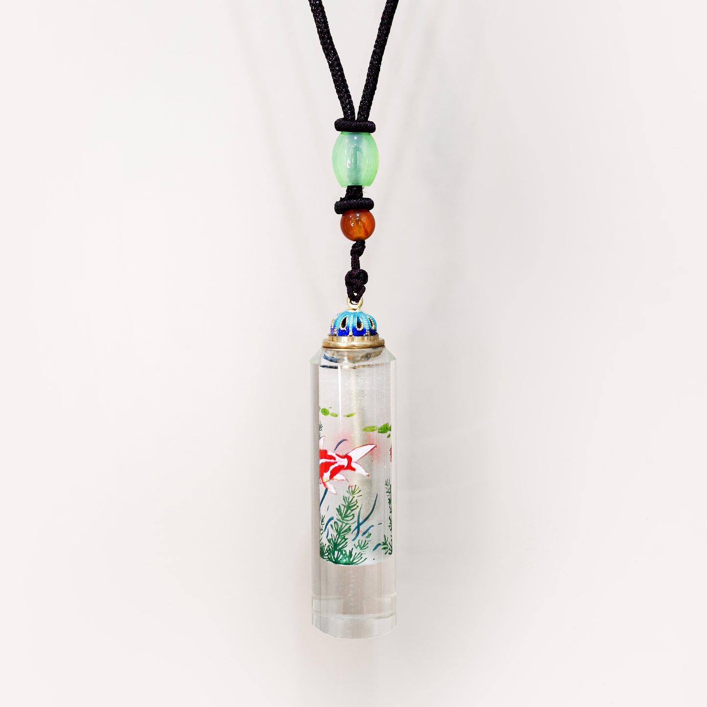 One-of-a-Kind | Mo-Q | Carp Inside-Painted Necklace